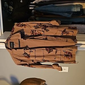 Floral light weight jacket
